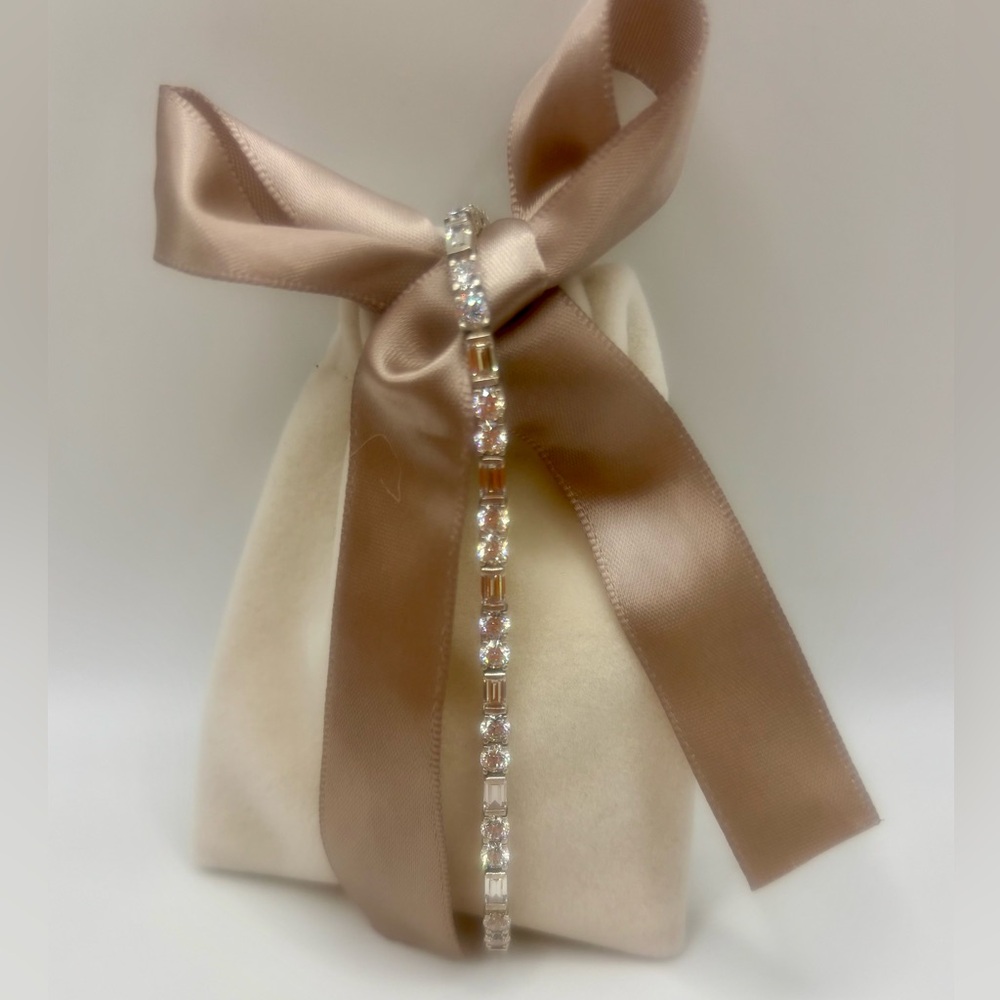 Diamonique Epiphany Tennis Bracelet CZ - Picture 6 of 11
